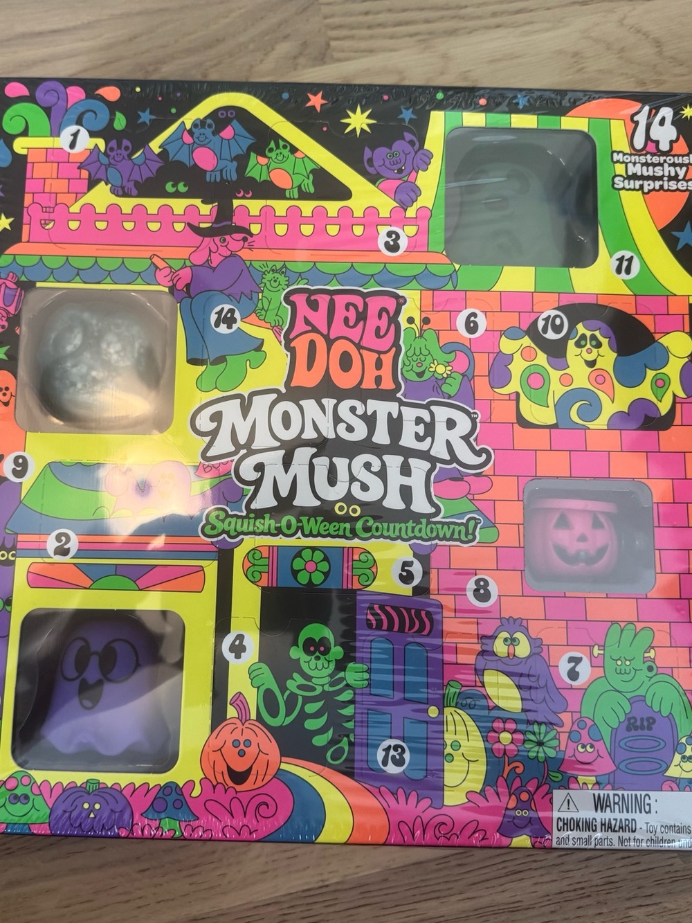 Needoh Monster Mush Squish-O-Ween Countdown - Multicolor